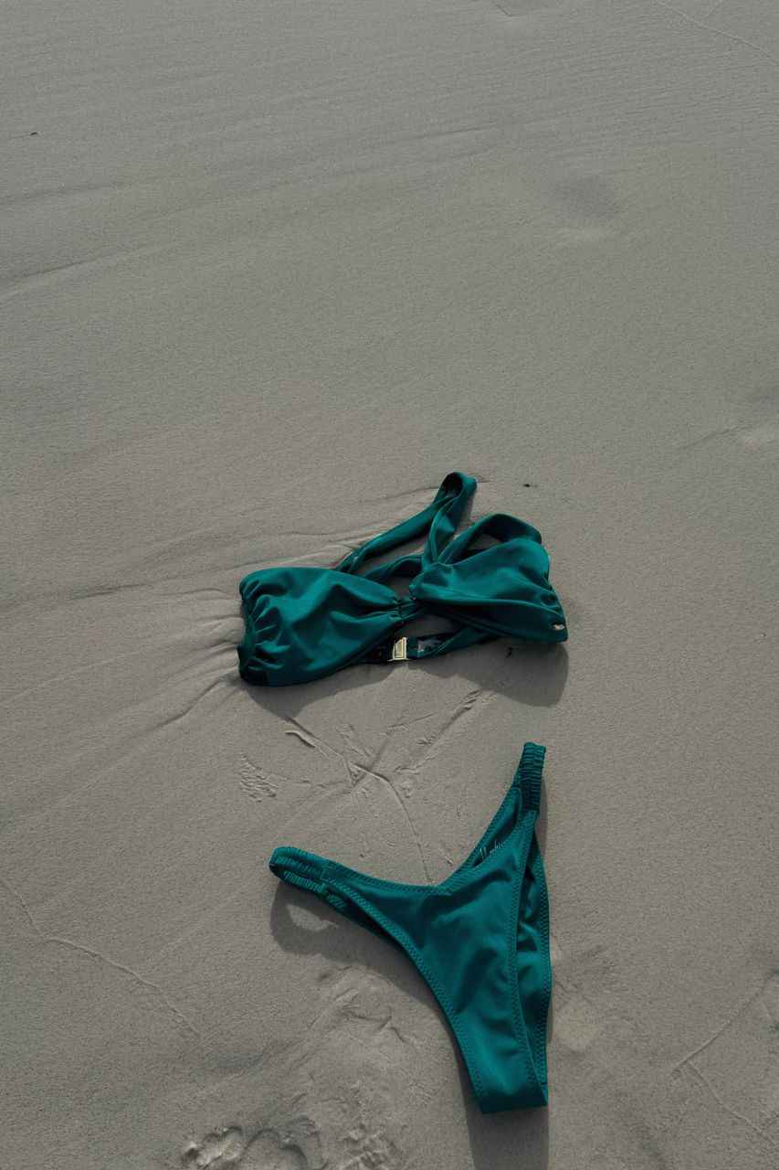 Reyna Bikini Top - Green Shiny