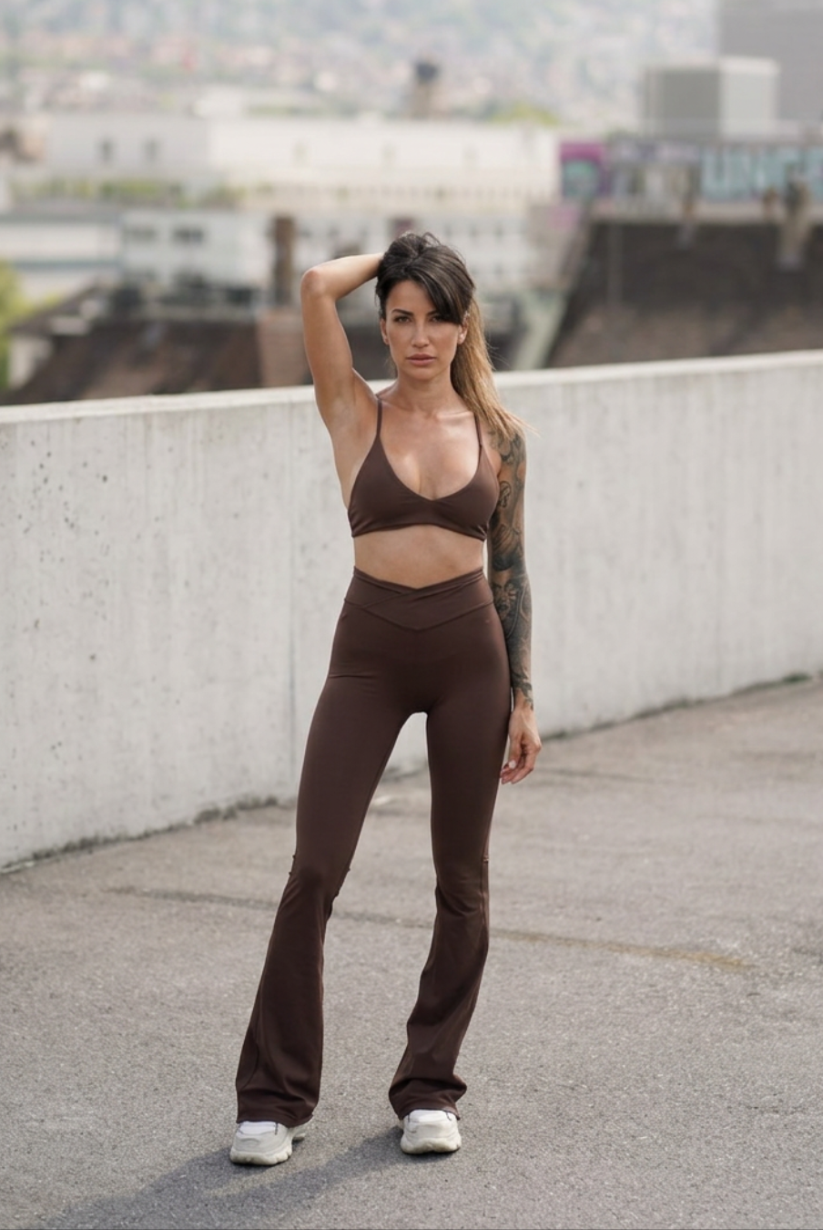 Braune Leggins