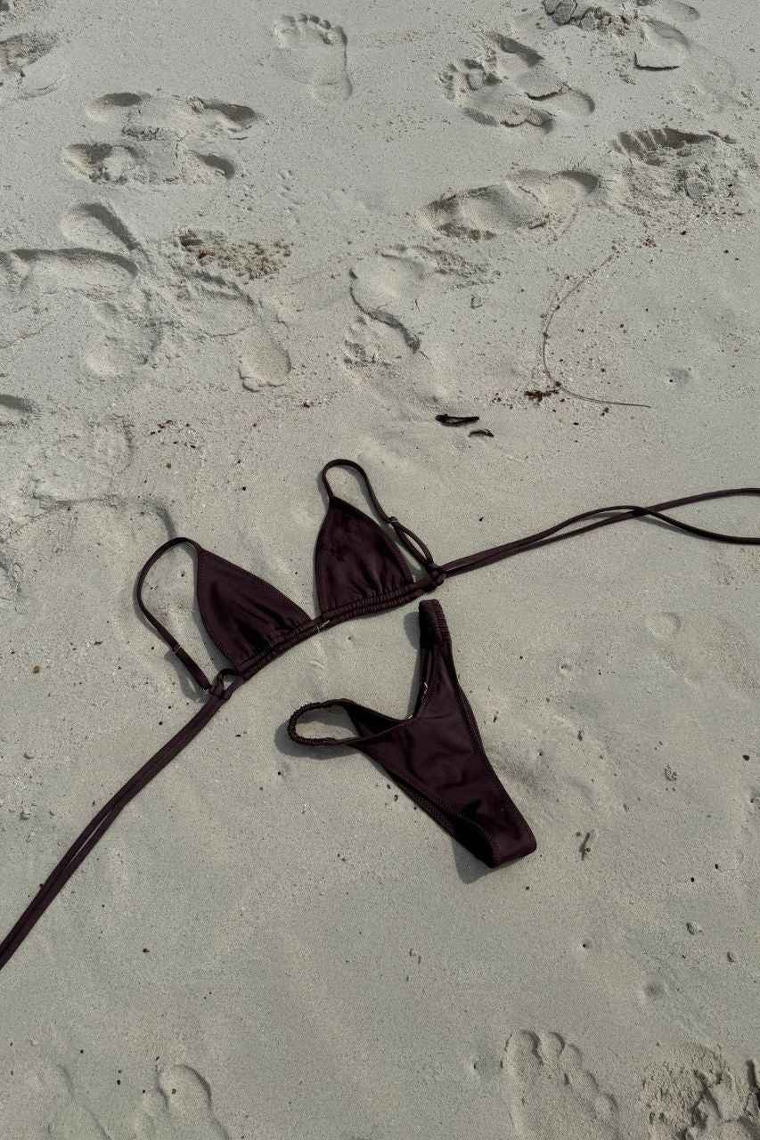 Ibiza - Bikini Top, Espresso Brown