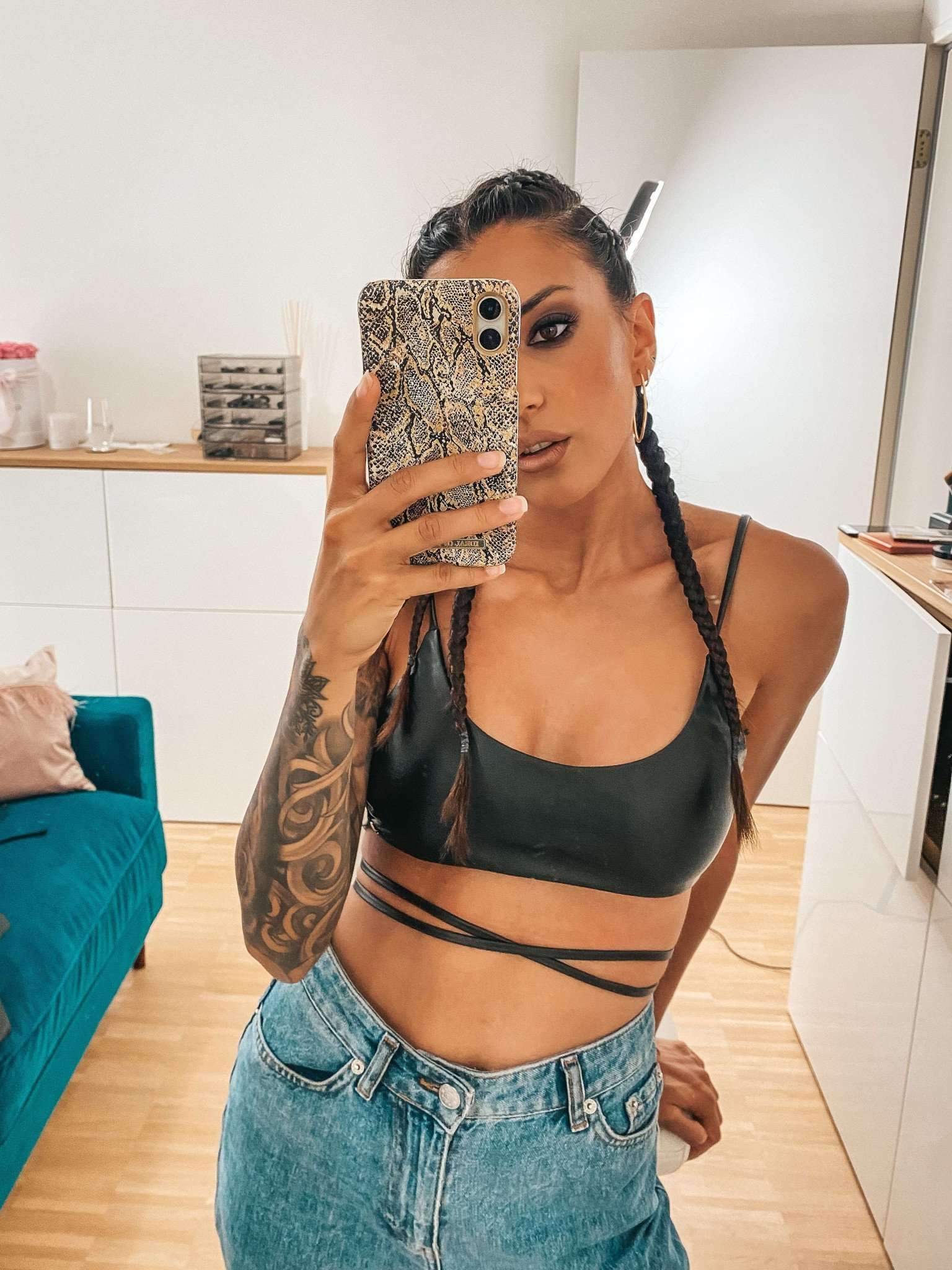 Malea Top, Vegan Leather - Nookini