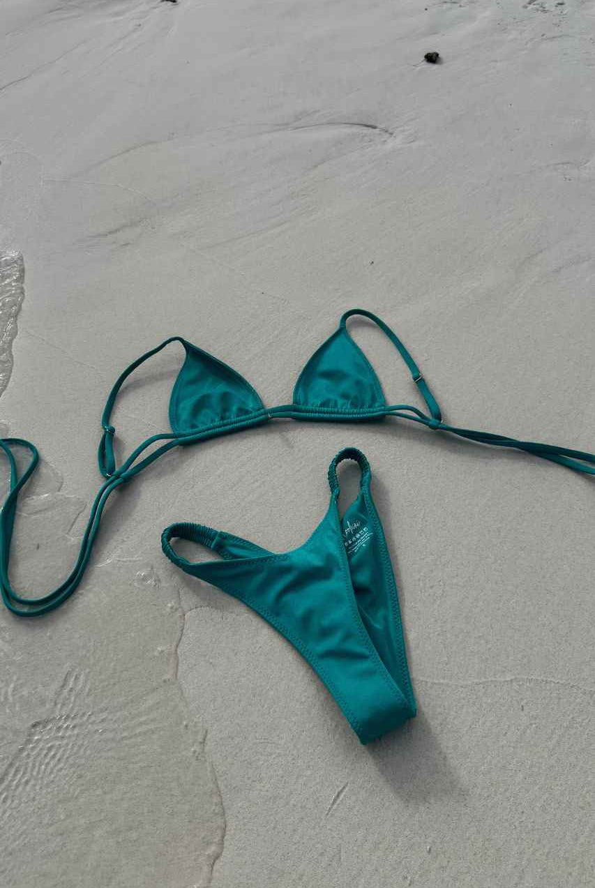 Ibiza Bikini Bottom, Green Shiny