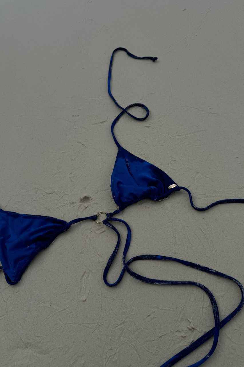 Kalia - Bikini Set, Royal Blue Shiny
