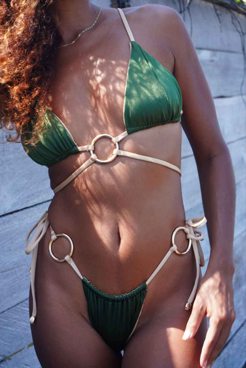 Kalia - Bikini Top, Dark Green