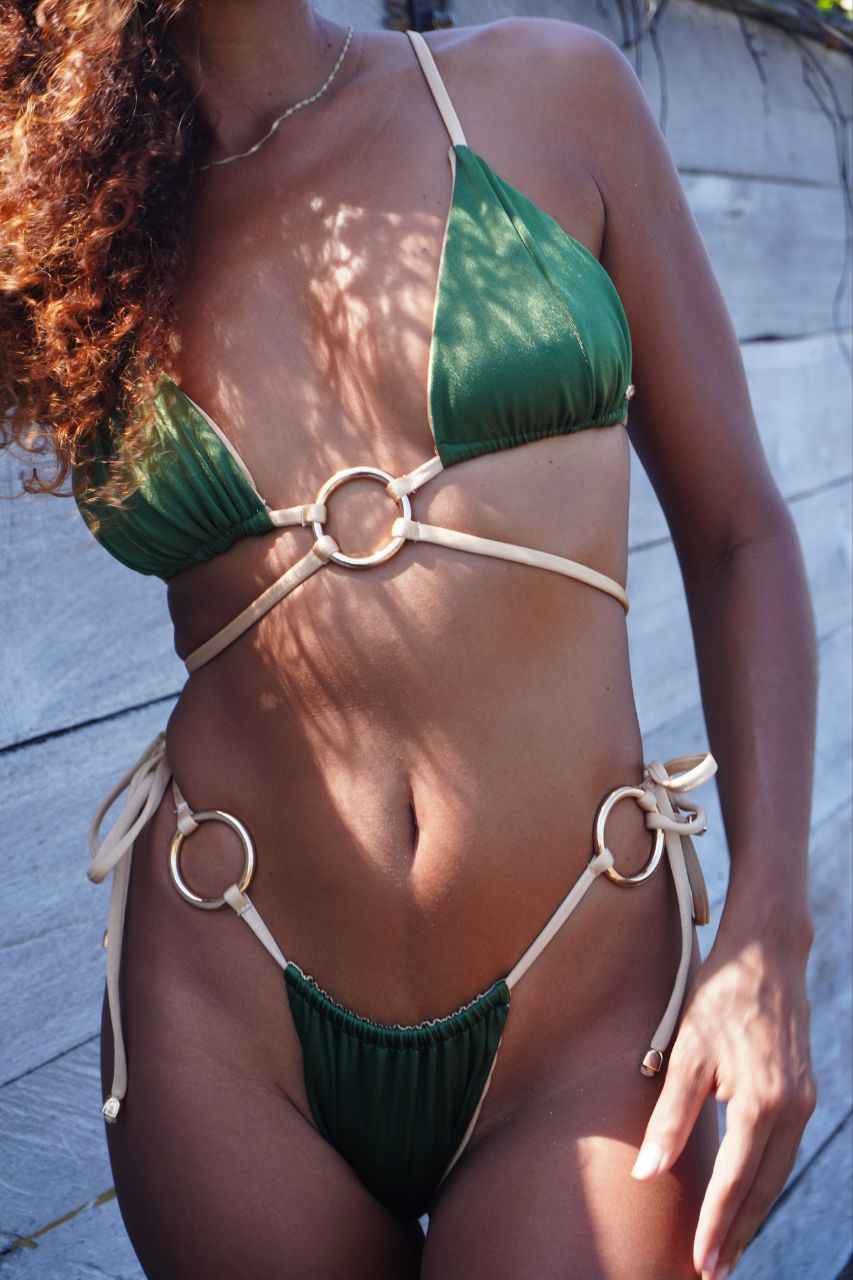 Kalia - Bikini Top, Dark Green