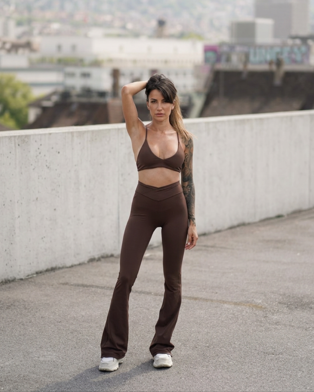 Braune Leggins