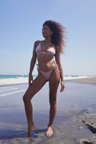 Ibiza Bikini Top - Olive Shiny