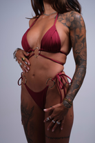 Bordeaux Bikini with Ring