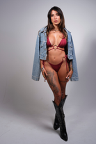 Eleganter Roter Bikini von Nookini