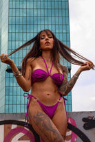 Leyla Bikini Bottom - Grape