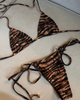 Neyla -Bikini Triangle Top in Bronze Tiger - Nookini