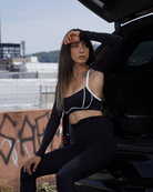 Scchwarzer Bolero für Pilates