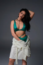 Zahra Bikini Top, Green