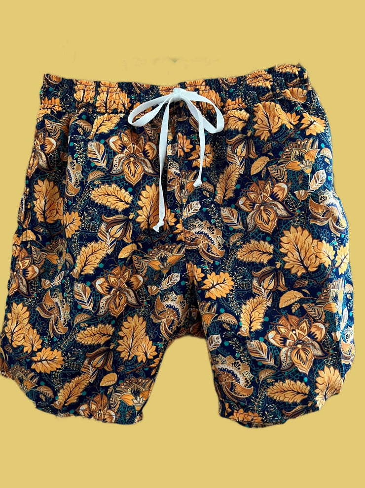 Badehose - Yellow Flower Shorts