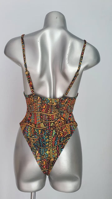 Swimsuit + Coverup, African - Nookini